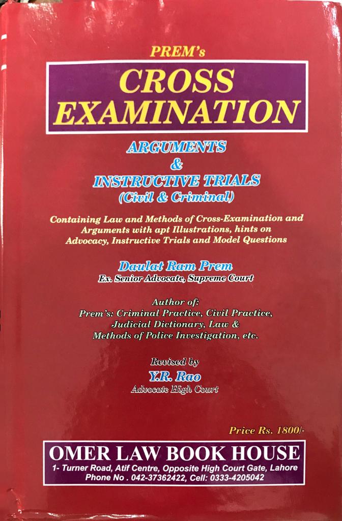 Prem s Cross Examination Pakistan Law House prem-s-cross-examination-pakistan-law-house