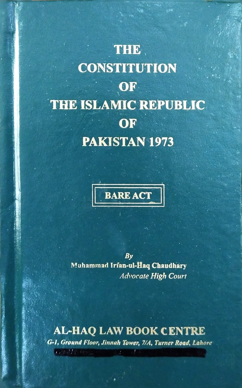 The Constitution Of The Islamic Republic Of Pakistan, 1973 (Pocket Size ...