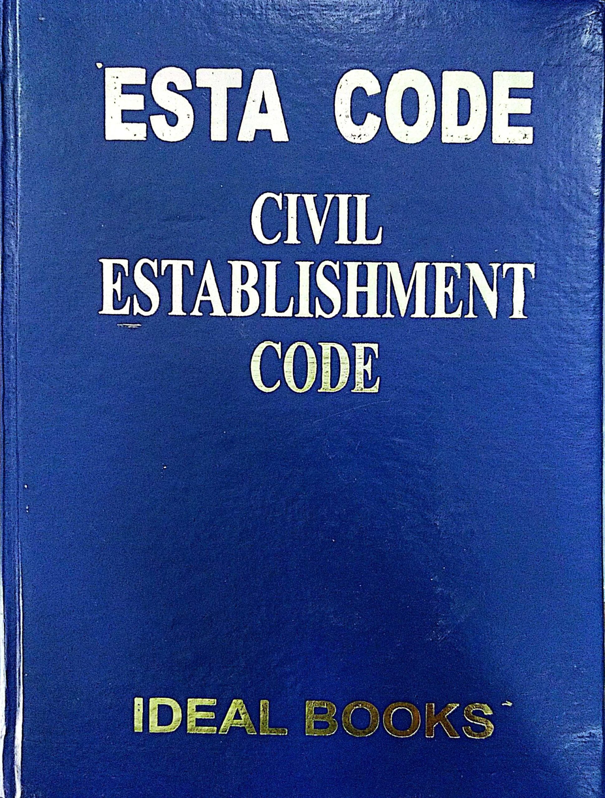 ESTACODE Civil Establishment Code Ed 2025 - Pakistan Law House